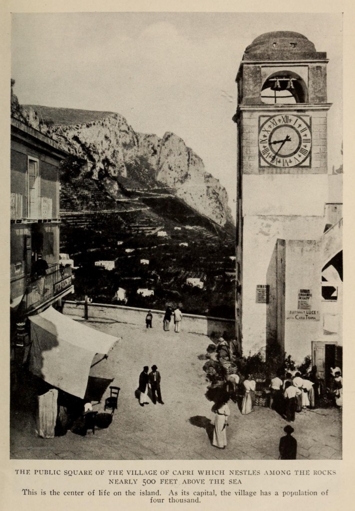 11 The National Geographic Magazine 1888 - Capri, la Piazzetta con il Campanile - vesuvioweb 2016