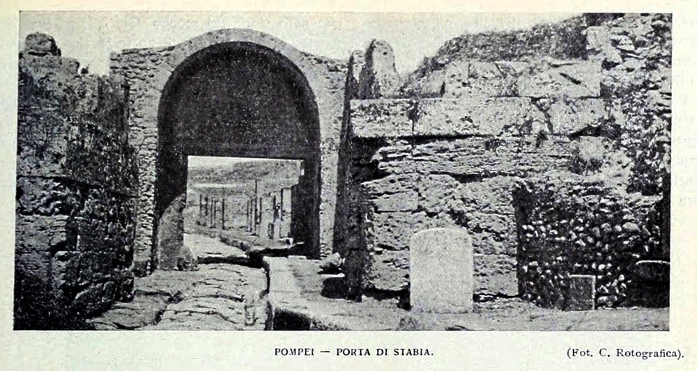 Pompei 1913 - Immagini tratte da Emporium di quell'anno. Ricerca e archivio Vesuvioweb