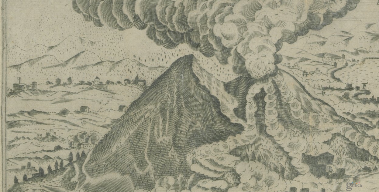 Vesuvio e eruzione del 1631 di Giovanni Orlandi – Da biblioteca Nazionale di Francia – galleria 5